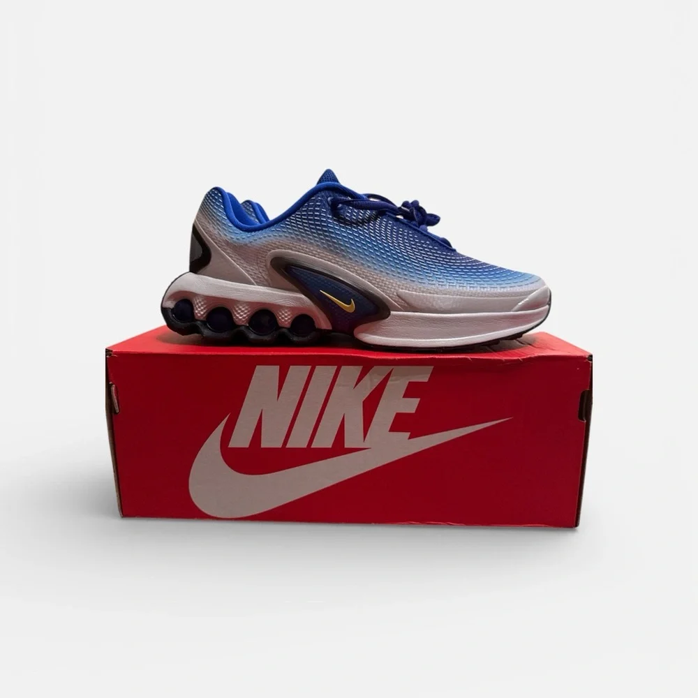 Nike Air Max DN Racer Blue/Vibrant Yellow 5Y Womens 6.5 NEW IN BOX $160 shoes - Picture 3 of 7